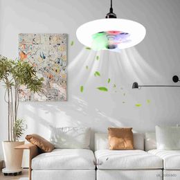 Electric Fans LED Ceiling Lights 60W Ceiling Fan Light Low Noise Modern Chandelier Fan Gear Adjustable Cooling Fan Light for Living Room R230715