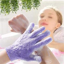 Lazy Bath Gloves Household Shower Towel Scrub Body Wash Exfoliating Mitt Skid Resistance Convenient Bathing Cleaning Gloves L230704