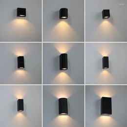 Wall Lamp Modern LED Outdoor Waterproof Up And Down Light Home Lighting Porch Garden Aluminum Aisle Corridor Sconce