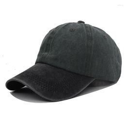 Ball Caps Unisex Solid Vintage Cotton Men Baseball Cap Hats For Women Adjustable Summer Outdoor Trucker Dad Snapback Hat