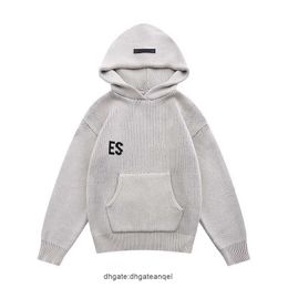 Es Hoodies Ess Designer Pullover Sweater for Boys Girls Knitted Long Sleeve Sweatshirt Oversized Letter Clothes Fashion Hoody Jumper Lkrc
