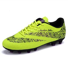 Dress Shoes Men Football Shoes Tufr Training Soccer Shoes Outdoor Sports Long Spikes Childrens Fast Soccer Tennis for Boys 230714