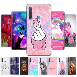 For Samsung Galaxy A9 2018 Case Silicon Soft TPU Back Phone Cover A920F A920 SM-A920F