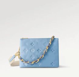 Luis Vuittons Lvse Lvity Women Eming louiseViutionBag Puffed Lady Highquality Coussin Leather Handbag Pochette Clutch Gold Chain Designer Shoulder Bag Jacquard S