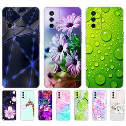 Case For Realme GT 5G Silicon Back Cover Phone For OPPO Soft RealmeGT RMX2202 Coque 6.43" TPU Bumper