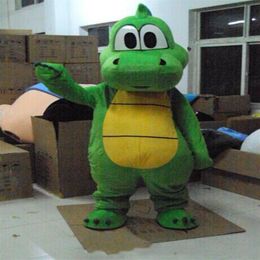 2020 Discount factory Green Dragon Dinosaur Mascot Costume Fancy Costume Mascotte for Adults Gift for Halloween Carnival part304M