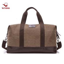 Duffel Bags Vintage Canvas Bags for Men Travel Hand Luggage Bags Weekend Overnight Bags Big Outdoor Storage Bag Large Capacity Duffle Bag 230715