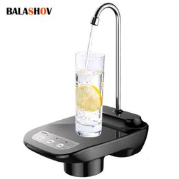Water Pumps Electric Water Dispenser Pump Portable Automatic USB Table Bucket Barreled Water Pumps Wireless Universal DrinkIng Bottle Pump 230715