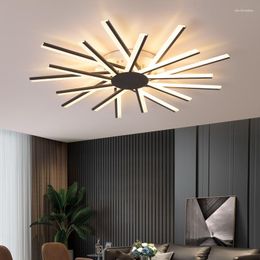 Chandeliers Modern White Led Chandelier For Living Room Bedroom Home Branch Acrylic Ceiling Lighting With Control Indoor Decoration Fixtures