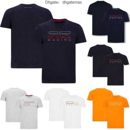 F1 RedBulls T-shirt 2023 Team T-shirts Formula 1 Black Racing T Shirts Extreme Sports Fans Round Neck Quick Drying Jersey Short-sleeved