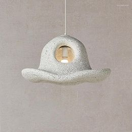 Pendant Lamps Starspot Red Vintage Dining Hall Droplight Wabi Sabi Light Grey Designer Personality Hat Shape Studio Apartment Lamp