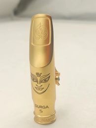 Saxophone Mouthpiece Metal For Alto Soprano Tenor Gold Plated Size 5 6 7 8 9 Sax Accessories