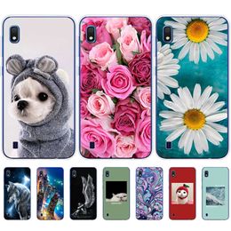 For Samsung A10 Case Soft TPU Silicone Back Phone Cover Galaxy GalaxyA10 A 10 SM-A105F A105 A105F Case Bumper