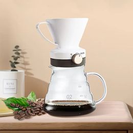 Pour Over Coffee Maker With Auto Timer, Clever Dripper & Decanter Hand Brewer Durable And Cone Funnel Coffee Drip