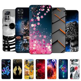 For Xiaomi Redmi Note 11 Pro Plus 5G 11S 4G Global Case Red Mi Note11 Pro+ Silicon Back Cover Protective Black Tpu Case