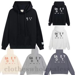 Designer Hoodie Gallerys Mens Beauty Tide Depts Limited Edition Print Oversize Outfits Autumn and Winter Loose Hooded Sweatshirt