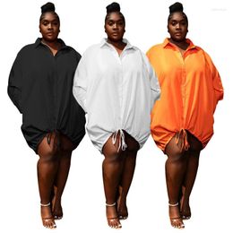 Women's Blouses Fashion Large Solid Color Lacing With Oblique Shoulder Flare Sleeves Jumpsuit Splicing Craft Elegant Temperament