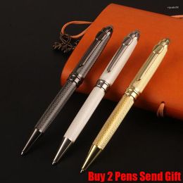 Selling Brand Jinhao 163 Metal Ballpoint Pen Luxury School Student Business Men Writing Buy 2 Send Gift