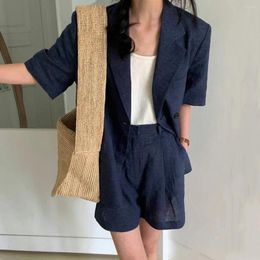 Women's Shorts South Korea Dongdaemun Instagram Blogger A French Summer Fresh Thin Short Sleeve Suit Jacket Casual