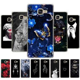 Case For Samsung Galaxy A5 2016 Soft TPU Silicon Cover A510F A510 Phone Back Protective Full 360 Shell