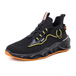 Running Shoes for men black white fashion Jogging Comfortable breathable mesh low-cut casual shoe outdoor mens trainers