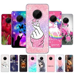 For Huawei Y9A Case 6.63" Silicon TPU Soft Back Phone Cover 2020 FRL-L23 HuaweiY9A Protective Bag Bumper