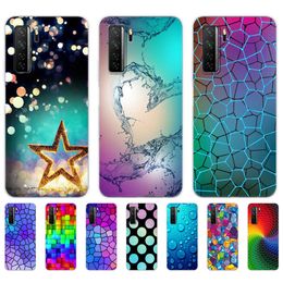 For Huawei P40 Lite 5G 4G Cases Back Cover E Etui P40Lite Bumper Soft Transparent TPU Silicon Coque Bag