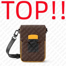 Portafogli TOP.M82535 PORTAFOGLIO VERTICALE INDOSSABILE S-LOCK Borsa a mano firmata Hobo Tote Satchel Borsa a tracolla per smartphone a tracolla