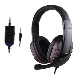 3.5mm Wired Gaming Headset Gamer Headphone With Microphone Volume Control Earphone For PS4 Xbox PC
