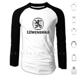 Men's Hoodies Lowenbrau Long Sleeve L ? Wenbr U Bier Beer Munchen Lion Cerveza Germany