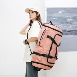 Duffel Bags Large Capacity Women's Travel Backpack Weekend Bag Ladies Sports Yoga Luggage Multifunction Duffle Crossbody