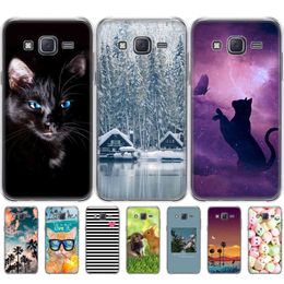 Soft TPU Case For Samsung Galaxy J5 SM-J500F Silicone Phone For 2015 Back Cover 360 Full Protective Coque