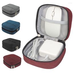 Storage Bags Mini Square Digital Bag Adapter Power Data Cable Portable Waterproof Organizer Case Home Travel Pouch