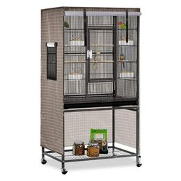 Bird Cages Universal Cage Cover Outdoor Courtyard Breattable Parrot med fönstervattentäta skuggskydd täcker 230715