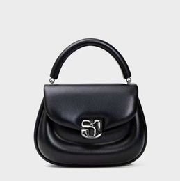 New handbag Baseball Bag Guno Gigi Large Underarm Women Crescent Shoulder Crossbody Handbag Half Moon Axillary Real Leather Luxury Clutch Simple style