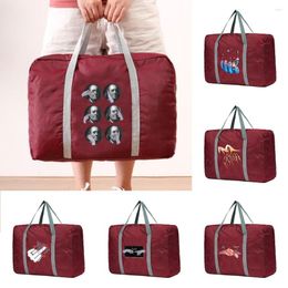 Duffel Bags Folding Travel Hand Print Series Tote Luggage For Women 2023 Large Capacity Multifunctional Duffle Handbag