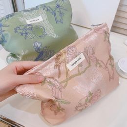 Cosmetic Bags Women's Makeup Storage Bag Floral Girl's Beauty Case Cosmetics Necesserie Organizer Pouch Handbag Travel Toiletry