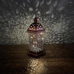 Candle Holders Metal Lanterns Night Light Accessories Effect Moroccan Style Hanging Decor Home Decoration Iron Small Medium Large