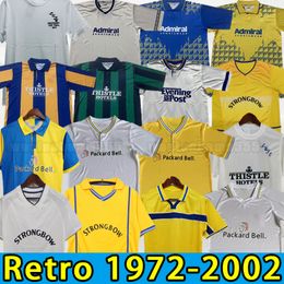 72 77 78 Retro LEEDS HASSELBAINK Soccer Jerseys 89 90 91 92 93 96 97 98 99 00 01 United SMITH KEWELL HOPKIN home away Man Classic vintage ancient Football shirt