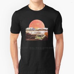 Men's T Shirts The Trip Shirt Pure Cotton Still Corners Cover Strange Pleasures Roadtrip Big Moon Road Closed Driving Car