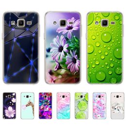 Soft TPU Case For Samsung Galaxy J2 SM-J200F J200H For SamSung 2015 4.7inch Back Cover 360 Full Protective Coque