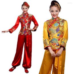 Stage Wear Classica Dance Costume Elegant Tang Suit Ancient Folk Performance Traditional Chinese Female Ethnic Clothing