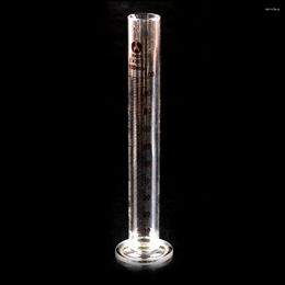 Thick Glass Graduated Measuring Cylinder 100 ML Single Metric Scale Chemistry Lab Spout Measure