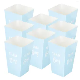 Dinnerware Sets 20 Pcs Game Box Candy Gift Basket Gender Reveal Party Favors Decorations Popcorn Buckets Paper Containers Baby