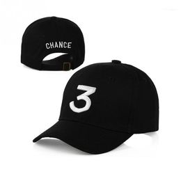 Ball Caps Whole- Chance 3 Rapper Baseball Cap Letter Embroidery Snapback Men Women Hip Hop Hat Street Fashion Gothic Gorro11218I