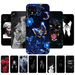 For Google Pixel 4 Case Phone Back Cover 4A 4G 5G XL Pixel4 A 4XL Black Tpu Case