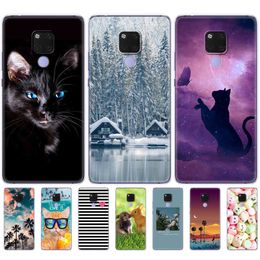 Silicone Case For Huawei Mate 20 Pro Transparent Soft Tpu Back Phone Cover X Coque Capa For Mate20 Protective