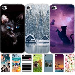 Case For IPhone 4 4s 5 5s SE 6 6s Plus Silcone Back Cover For Apple Iphone 5S 4S Bumper Etui Coque