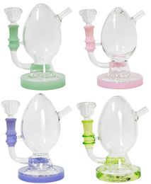 Vintage Premium EGG Glass Bong Water Hookah Smoking Pipe Original Glass Factory Made can put customer logo by DHL UPS CNE