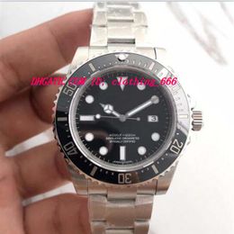 Luxury V7Version Mens Automatic Watch Black Ceramic Bezel Eta 3135 Movement Date 116610 Luminescent Dial Men Watch272C